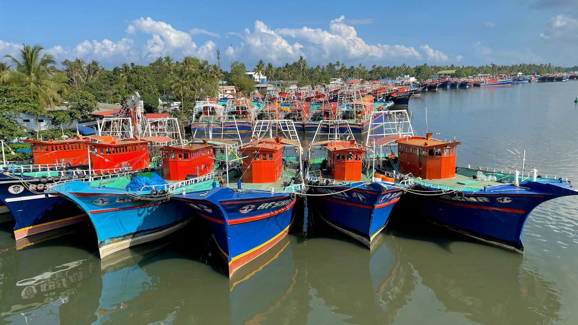 Sample photo — Fishing Harbour. Replace with a Saailors Voyage shot.